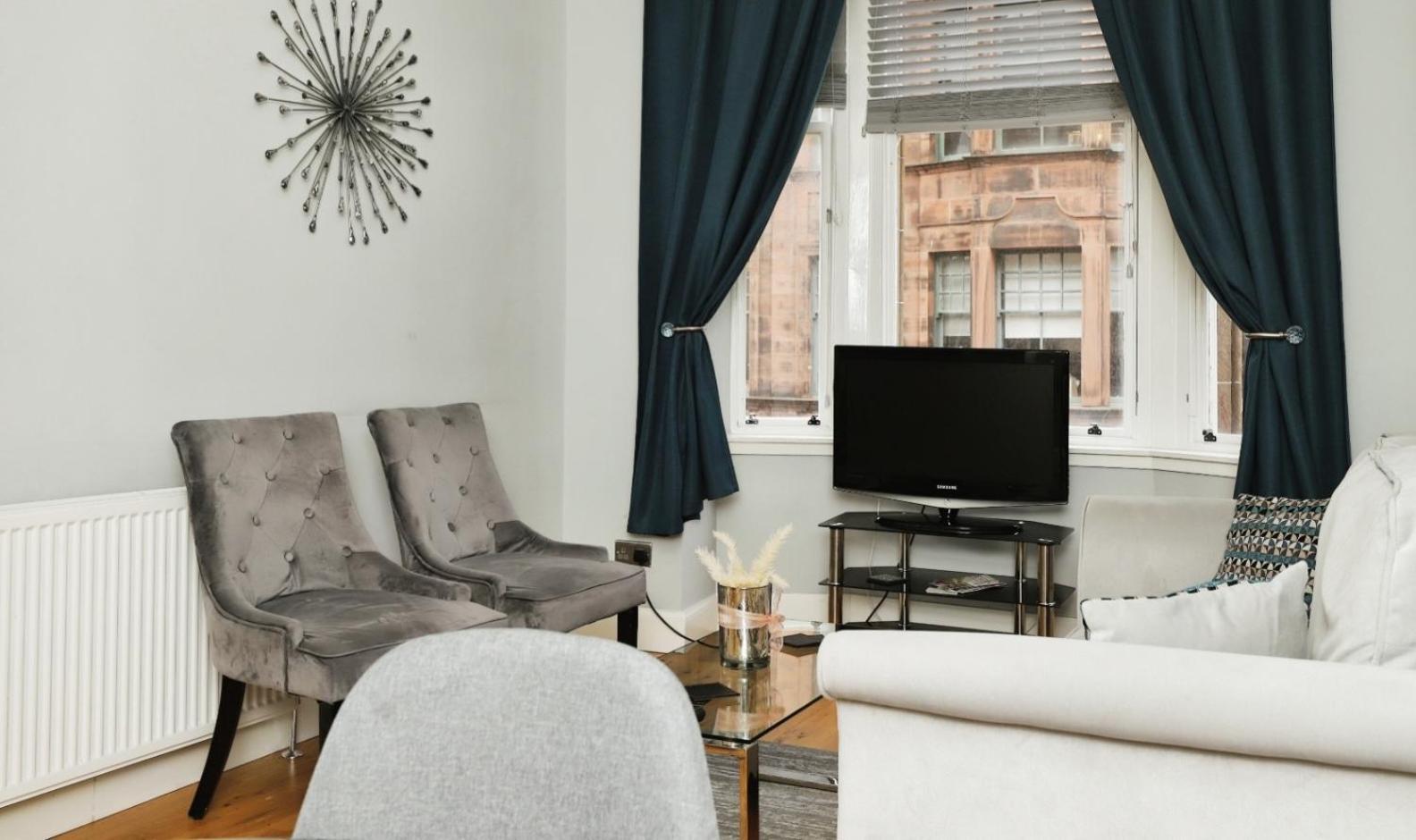 Modern Glasgow City Centre Apartment Luaran gambar